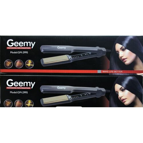 Geemy Professional Hair Straightener with Water-Based Ceramic Glaze Layer – Fast Heating Flat Iron with Smooth Glide Plates for Silky, Frizz-Free Hair