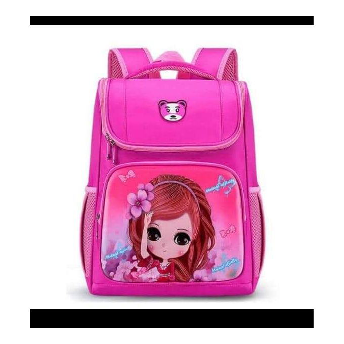 Cartoon-Themed School Backpack – Waterproof Oxford Fabric Kids School Bag with Durable Stitching, Spacious Compartments & Comfortable Padded Straps for Boys and Girls