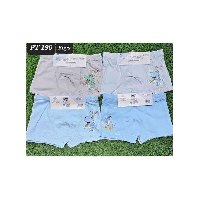 6PCS Kids Pure Cotton Brief Boxers – Soft, Breathable & Comfortable Everyday Underwear for Boys