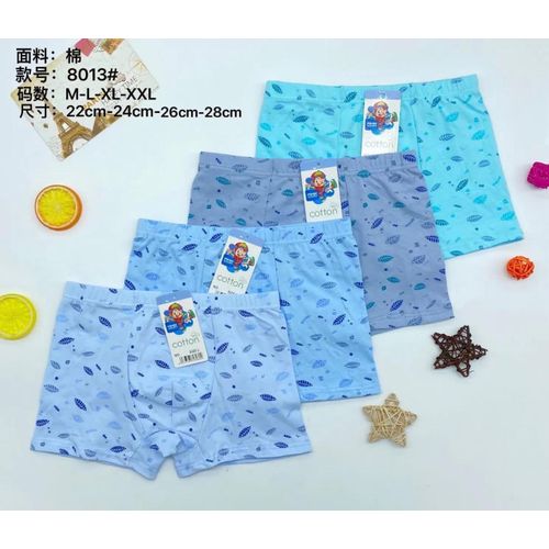 6PCS Kids Pure Cotton Brief Boxers – Soft, Breathable & Comfortable Everyday Underwear for Boys