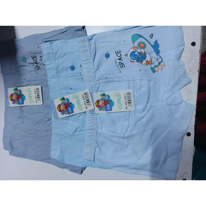 6PCS Kids Pure Cotton Brief Boxers – Soft, Breathable & Comfortable Everyday Underwear for Boys