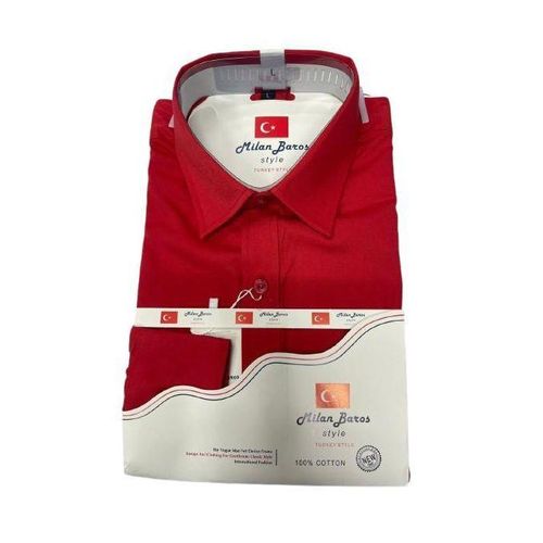 Style Official Mens Longsleeve Shirt Slim Fit 100%Cotton- for official meetings.work and casual wear