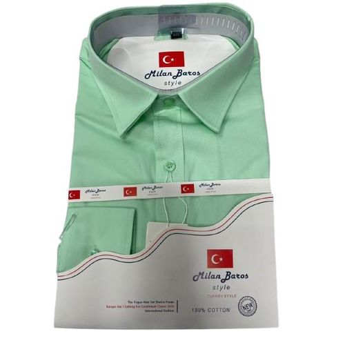 Style Official Mens Longsleeve Shirt Slim Fit 100%Cotton- for official meetings.work and casual wear