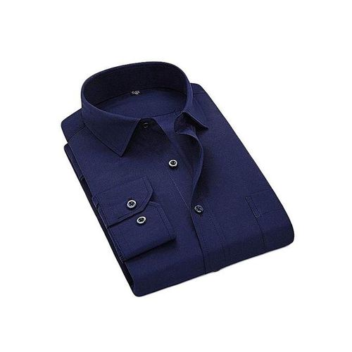 Style Official Mens Longsleeve Shirt Slim Fit 100%Cotton- for official meetings.work and casual wear