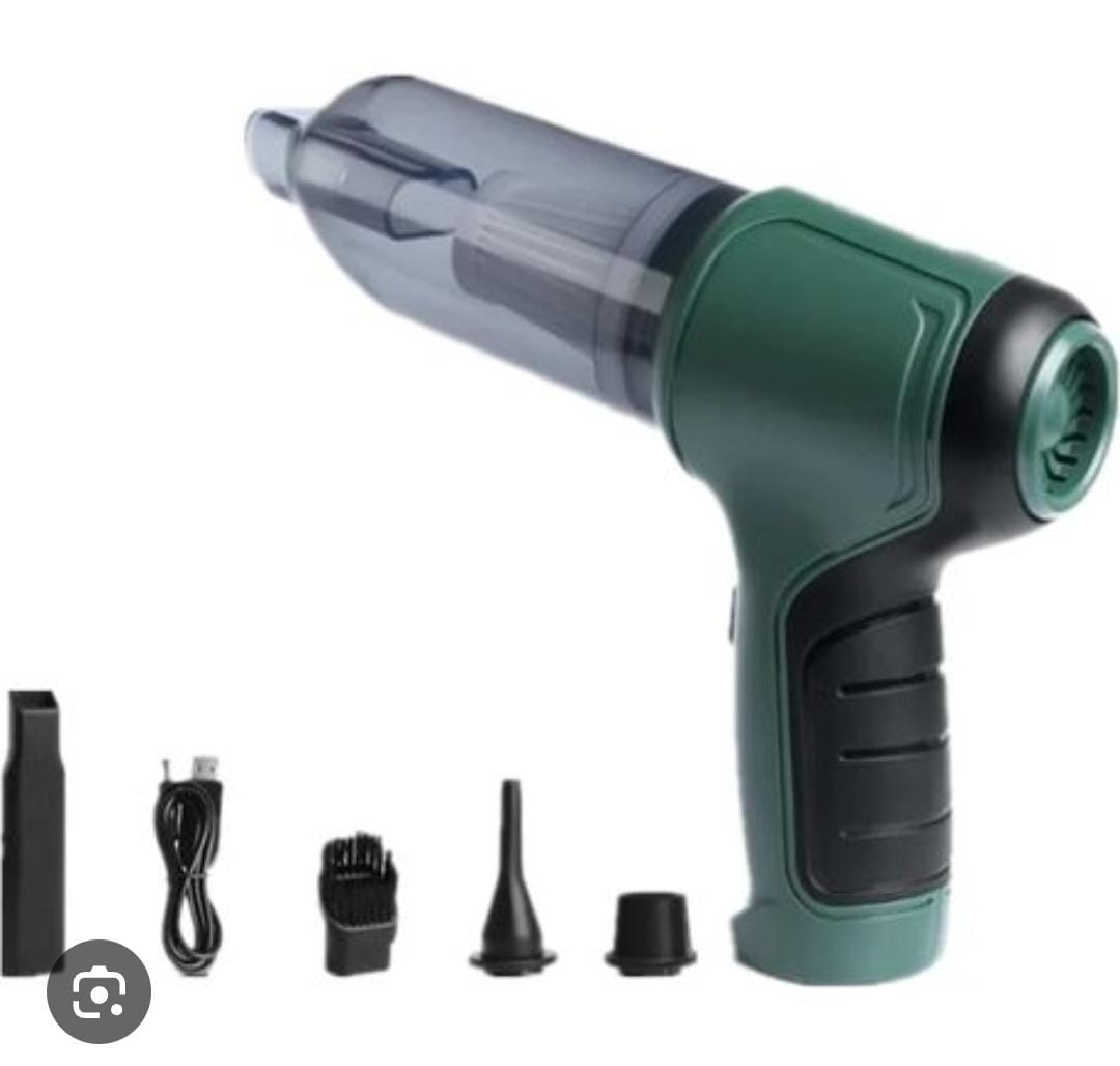 Strong suction JB-107 multifunctional 3in1 vacuum cleaner with both blow or suck options, lightweight design, portable and versatile, perfect for home, car, and office cleaning, easy to operate and ma