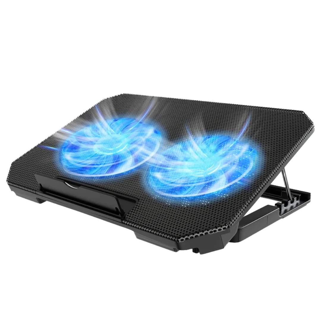 Adjustable Laptop Stand With Cooling Pad