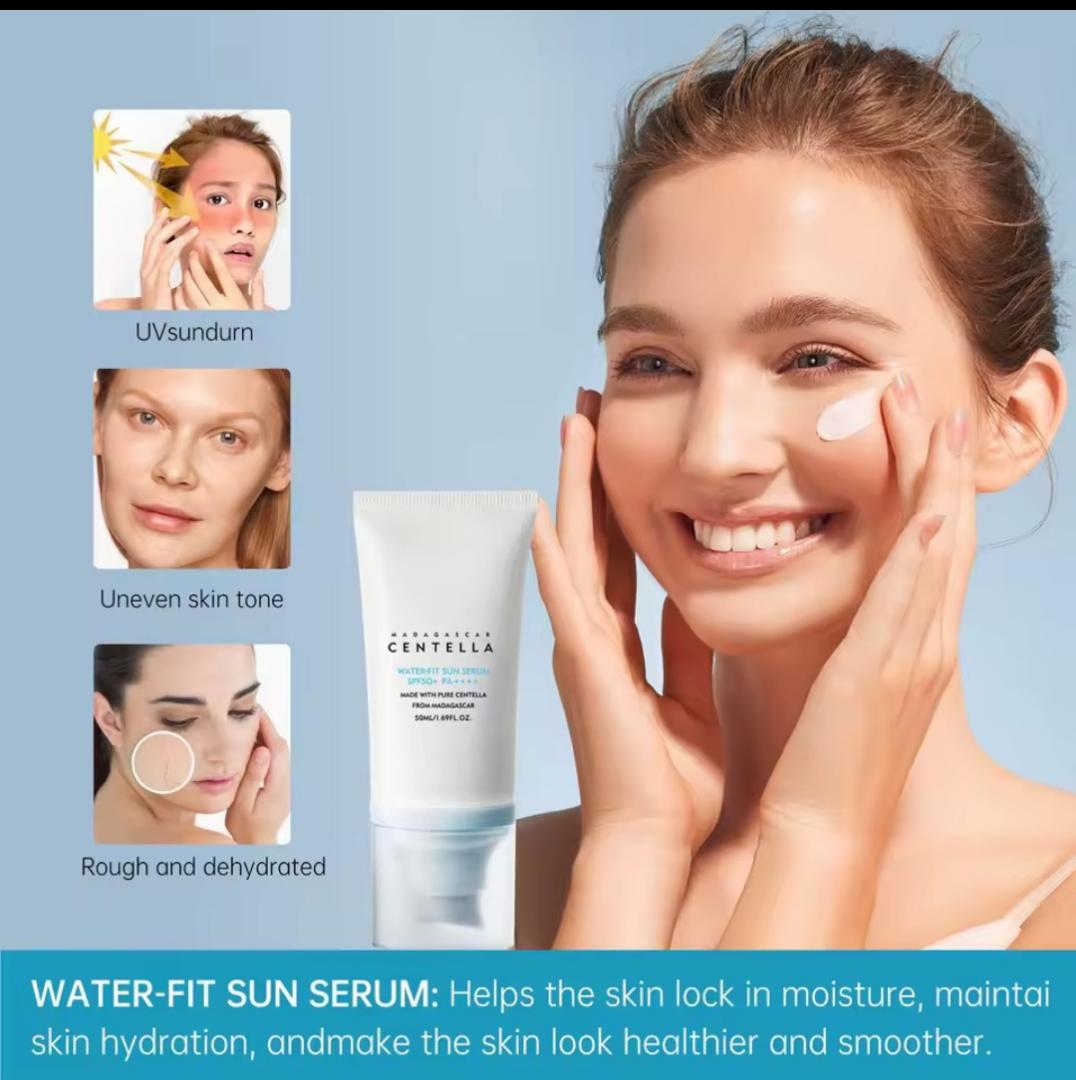 Centella Water-Fit Sun Serum SPF50+ PA++++ Sunscreen -Lightweight UV Protection