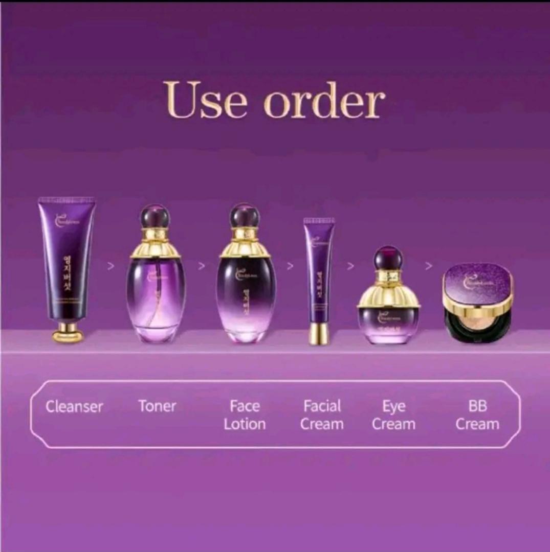[100% ORIGINAL ] Korean  Mushroom SKIN-CARE Package/Set.. LINGZHI Mushroom Package ,Set of 6 Products.(DISCOUNTED)