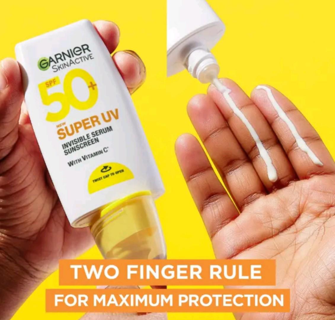 [100% ORIGINAL] Garnier Super UV Invisible Sunscreen SPF 30 50 ML.[DISCOUNTED]