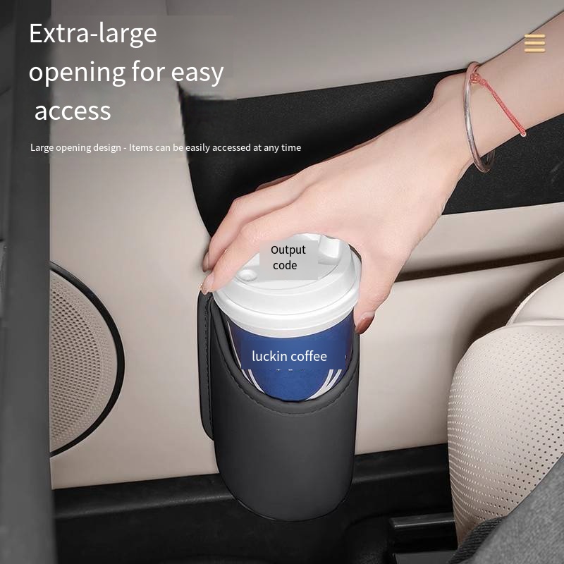 Car accessories, car cup holder, leather multifunctional storage box, car interior box, car interior cup holder