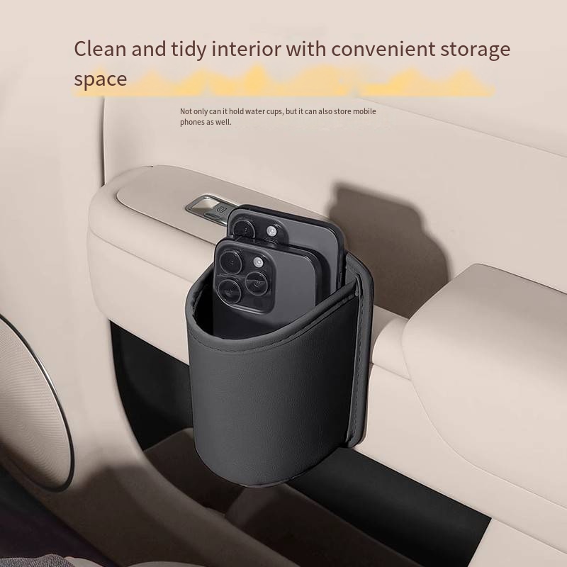 Car accessories, car cup holder, leather multifunctional storage box, car interior box, car interior cup holder