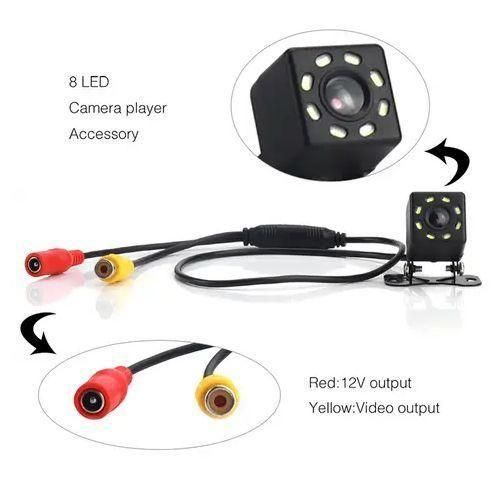 Universal Car Reverse Camera 8/12 LED HD Night Vision Waterproof Rear View Parking Assistance Camera
