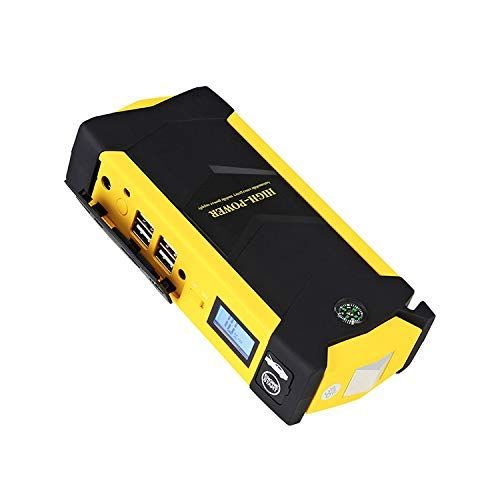 Portable Jump Starter Battery with Air Compressor & Torch Multi-Function Emergency Power Bank & Tire Inflator