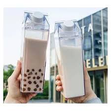 500ml Milk Bottle – Reusable BPA-Free Milk & Beverage Storage Bottle,Transparent design for quick visibility