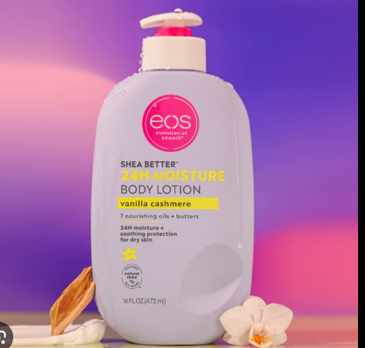 Orignal EOS Shea Better 24H Moisture Body Lotion – Vanilla Cashmere (16 fl oz / 473mL) 24-Hour Moisture Body Lotion in Vanilla Cashmere.