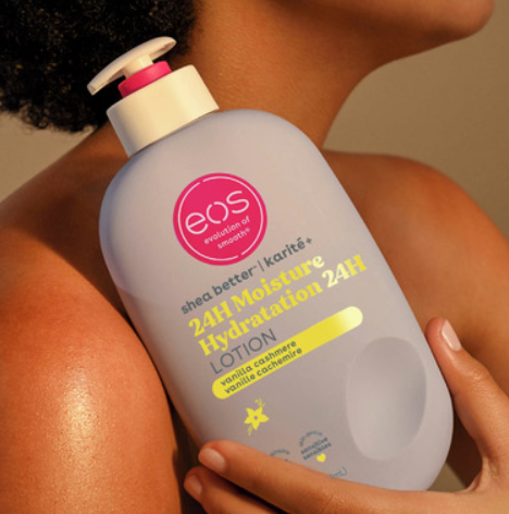 Orignal EOS Shea Better 24H Moisture Body Lotion – Vanilla Cashmere (16 fl oz / 473mL) 24-Hour Moisture Body Lotion in Vanilla Cashmere.