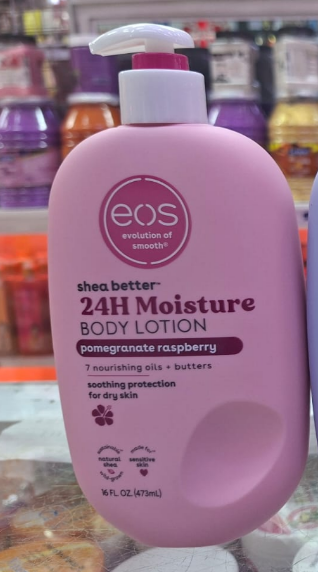 Orignal EOS Shea Better 24H Moisture Body Lotion – Vanilla Cashmere (16 fl oz / 473mL) 24-Hour Moisture Body Lotion in Vanilla Cashmere.