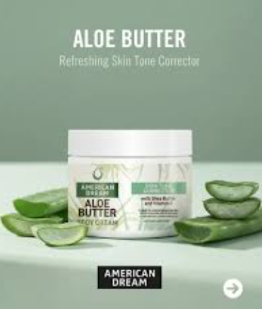 American Dream Cocoa Butter Aloe Vera with Shea butter ,Vitamin E Body Cream For Skin Tone Corrector