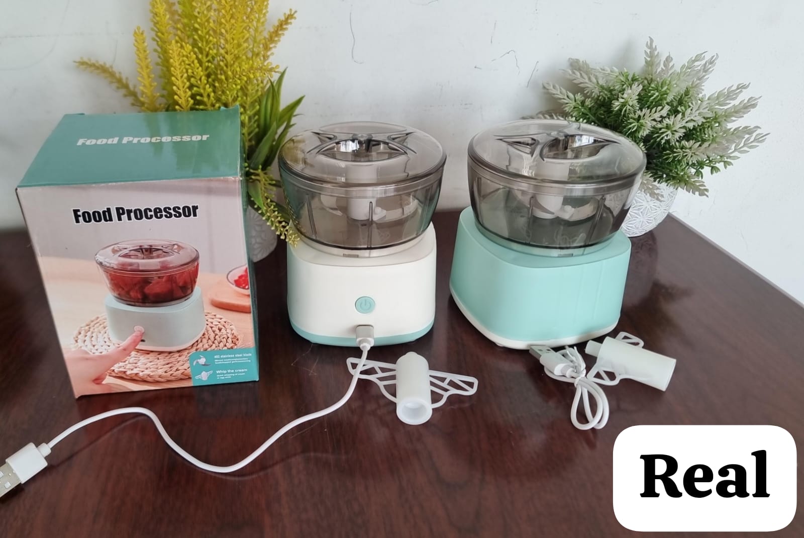 YL-892 food processor Rechargeable 2in1 chopper or whip Portable USB rechargeable mini food processor with dual blades for chopping and whipping
