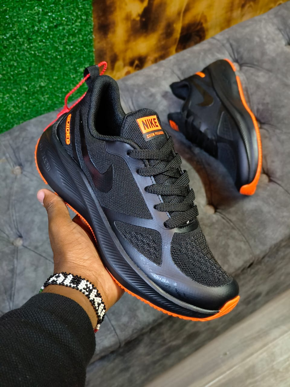 High-Quality Nike-Style Zoom Running Sneakers For Men – Lightweight Athletic Gym, Hiking, Outdoor Shoes With Breathable Upper, Cushioned Comfort, Durable Grip Outsole, Perfect For Sports