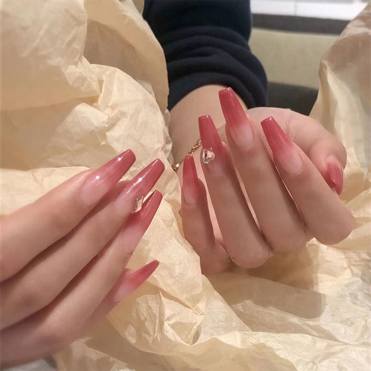 24 PCS Professional Grade Fake Nails For Salons Free Glue Included