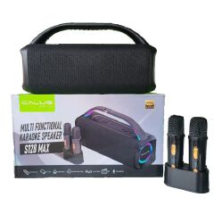 CALUS S128 max Wireless Bluetooth Speaker – Powerful Bass, with microphones for karaoke