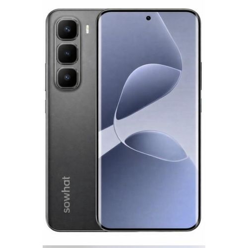 SOWHAT HOT 60 Pro +, 6.8 inch curved edge display,4GB RAM + 64GB ROM, 32MP+16MP CAMERA, 5000MAH, DUAL SIM, ANDROID 14, OCTACORE PROCESSOR, OTG SUPPORT,  WITH WARRANTY. SIDE FINGERPRINT