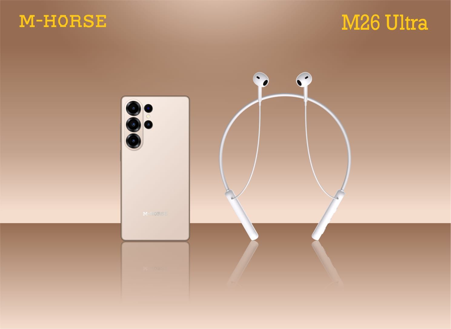 NEW ARRIVAL! M HORSE M26 ULTRA LTE, 6.8 HD+ Incell Full Screen, 5MP + 8MP REAR AI CAMERA,, 4GB RAM+ 64GB ROM , ANDROID 15, WITH FREE ORIGINAL NECKBAND HEADPHONES, PROTECTOR AND COVER,DUAL SIM, 5000MAH
