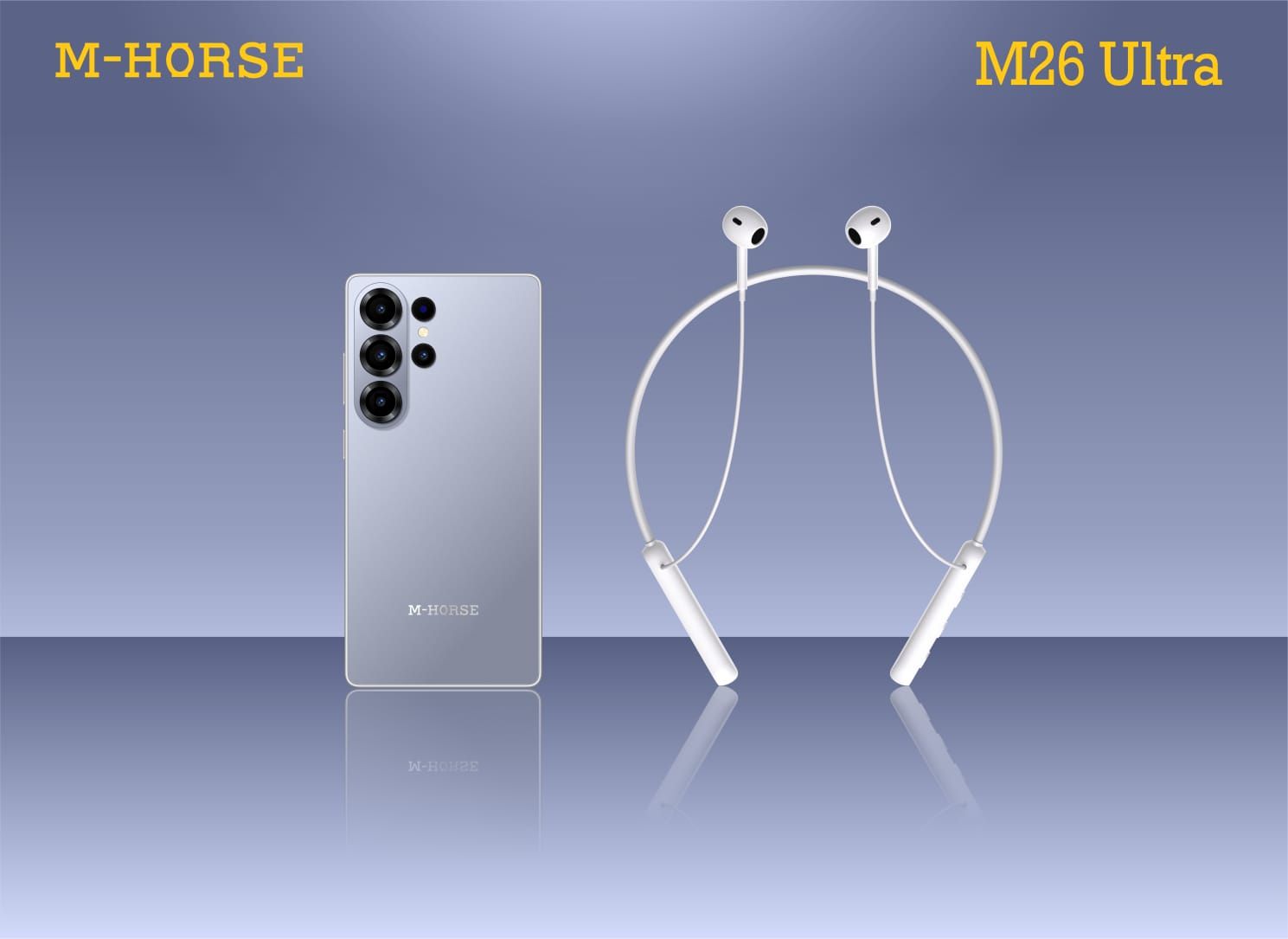 NEW ARRIVAL! M HORSE M26 ULTRA LTE, 6.8 HD+ Incell Full Screen, 5MP + 8MP REAR AI CAMERA,, 4GB RAM+ 64GB ROM , ANDROID 15, WITH FREE ORIGINAL NECKBAND HEADPHONES, PROTECTOR AND COVER,DUAL SIM, 5000MAH