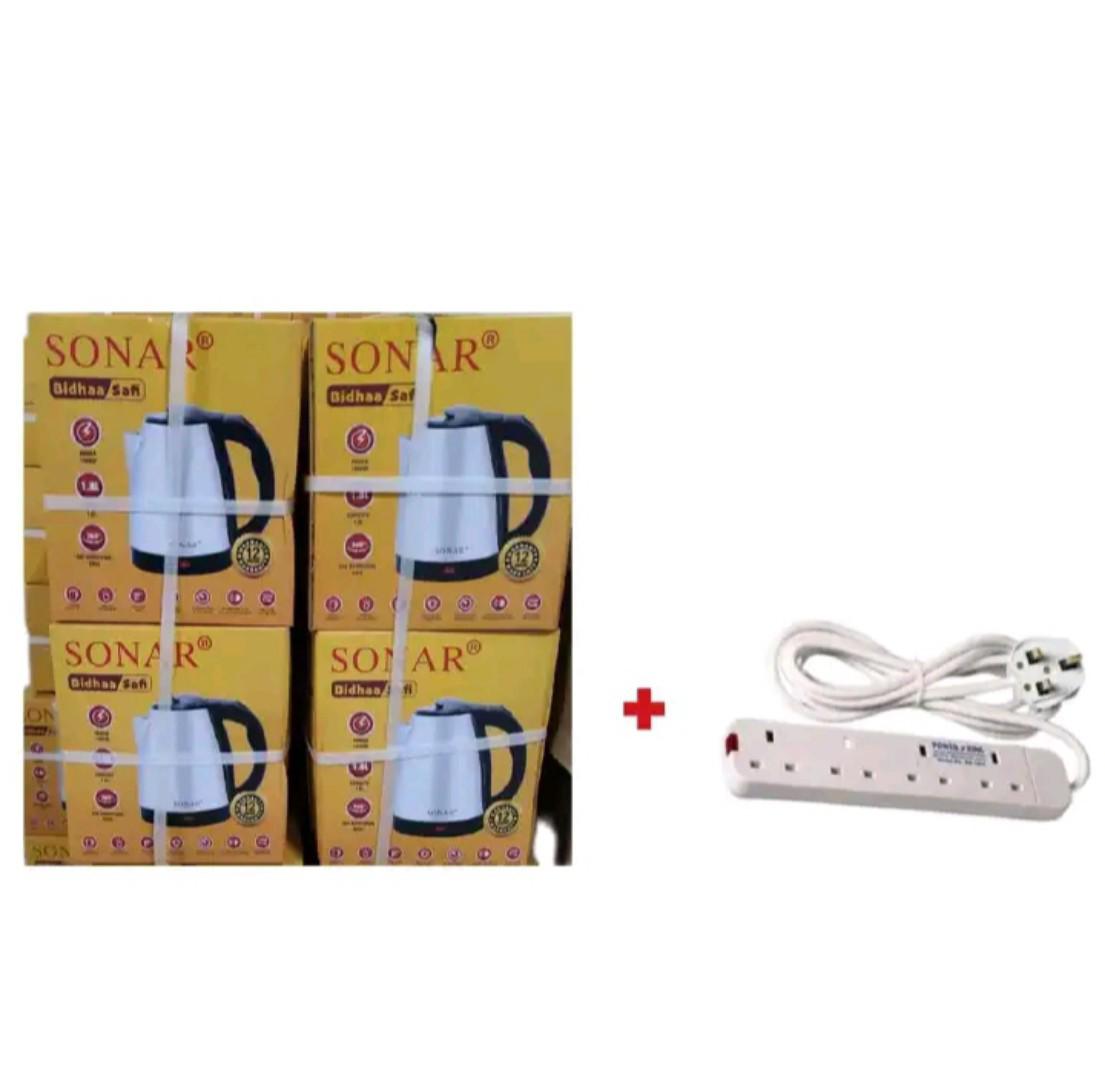 electric kettle,sonar 2l,1.8l,with warranty, automatic kettles,with free powerking extension