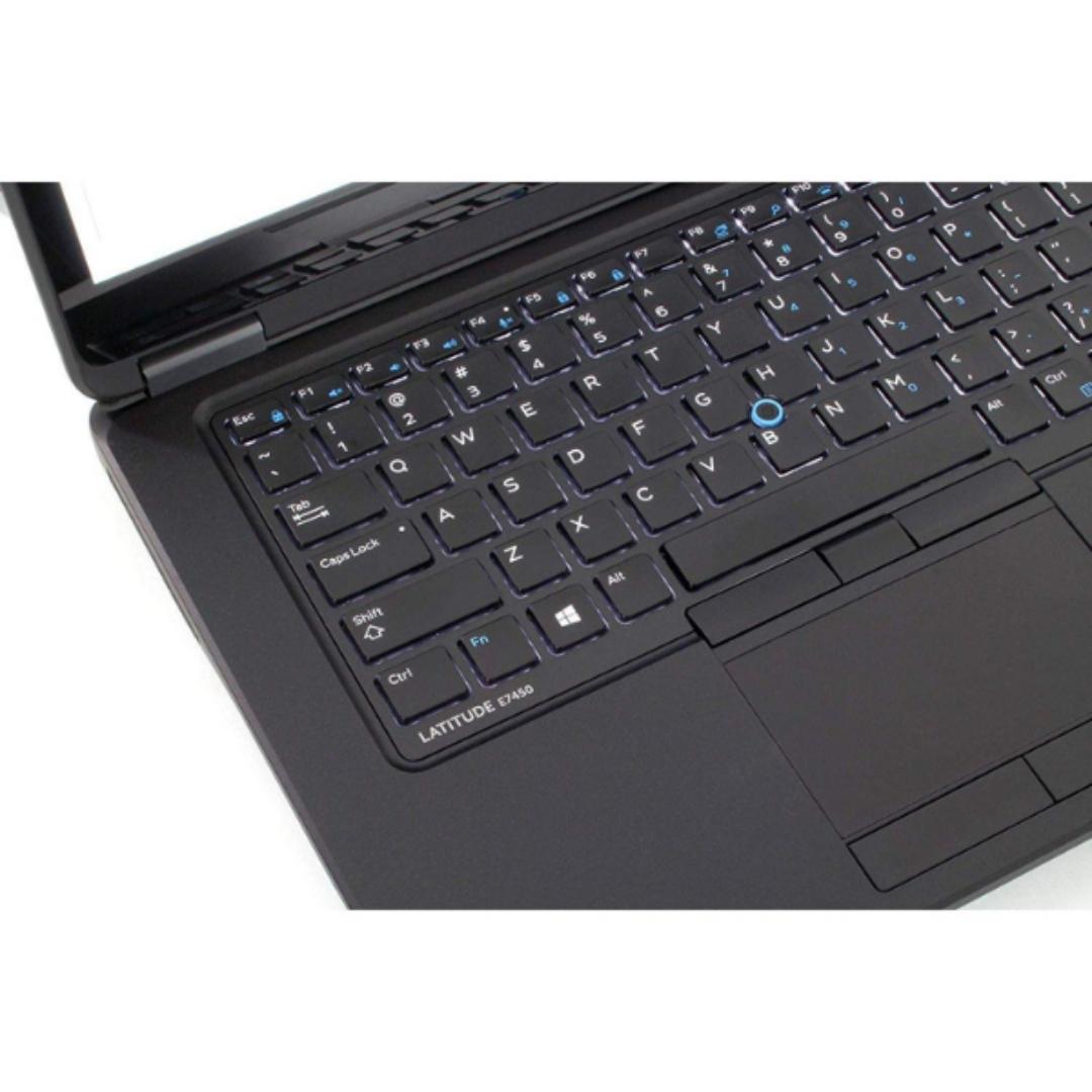 Grade A Ex Uk Laptop Dell Latitude E7450 coi5 8gbram 500hdd 5th generation 14 inch with 6 months of warranty