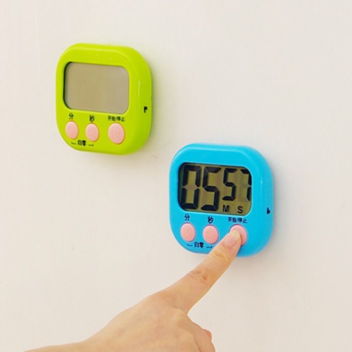 Timer reminder device - student electronic alarm clock stopwatch clock time management large screen display kitchen timer