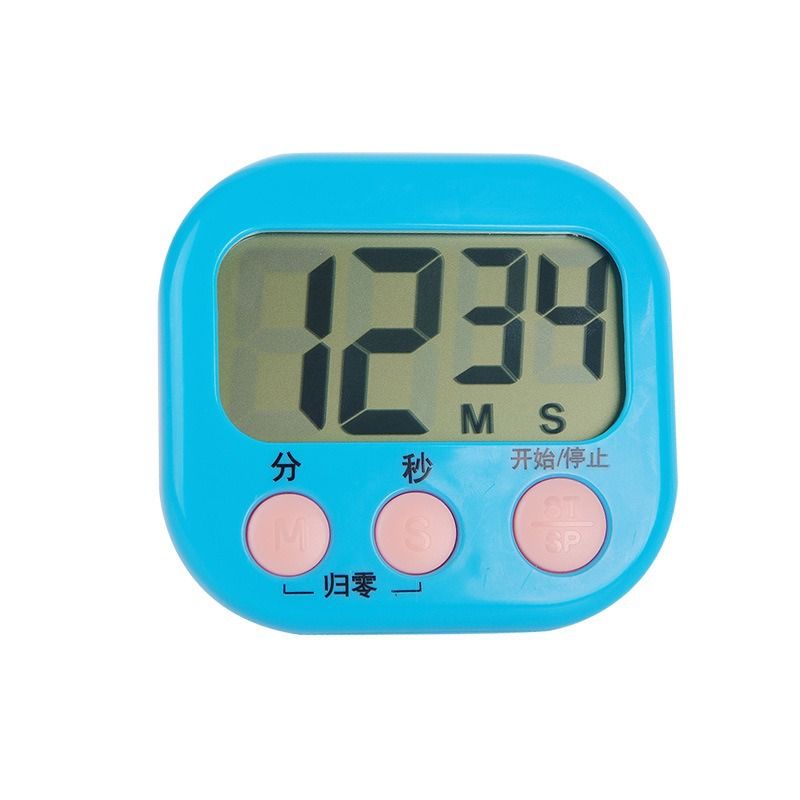Timer reminder device - student electronic alarm clock stopwatch clock time management large screen display kitchen timer