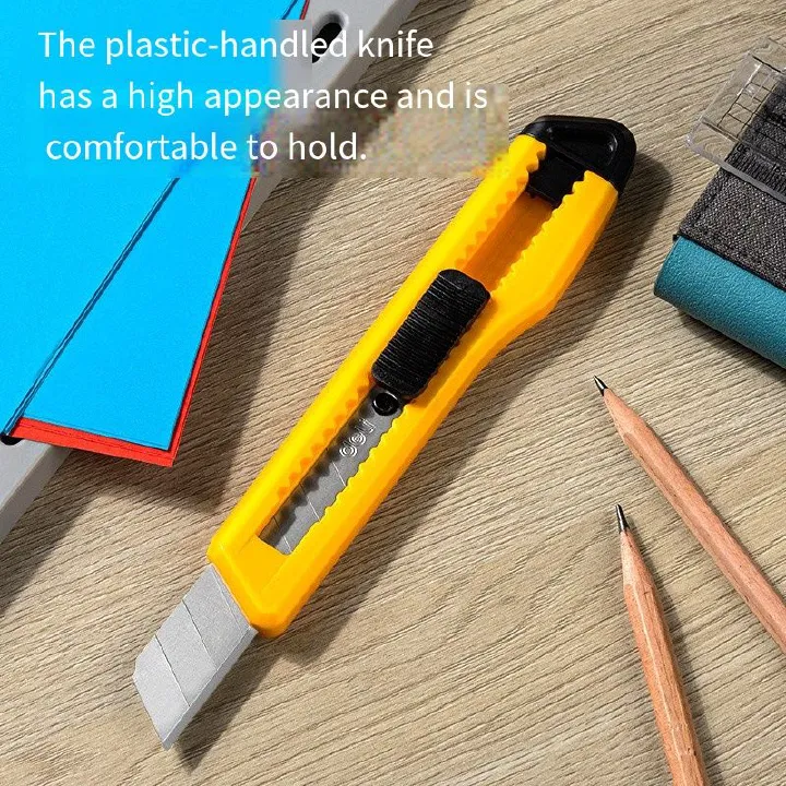 2001 Large-sized Locking Utility Knife for Wallpaper Cutting, Paper Cutting, Handmade Knife, Momentary Knife, Express Delivery Knife