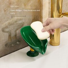 Luxury-Style Soap Box Soap Holder Wall-mounted Drain Rack for Bathroom with No Drilling Magnetic Wall Mount for Water-Resistant Drainage Home Storage Solution