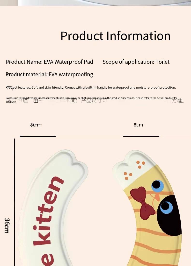 3 pairs all-season universal toilet seat cover for household use. Waterproof, cute, adhesive toilet seat cover. Toilet seat cushion. Toilet seat pad