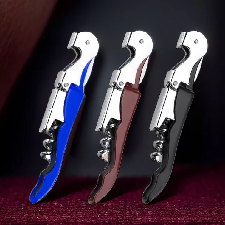 Red wine bottle opener - Multi-functional beer and wine bottle opener - Stainless steel sea horse knife pliers - Portable and easy to carry