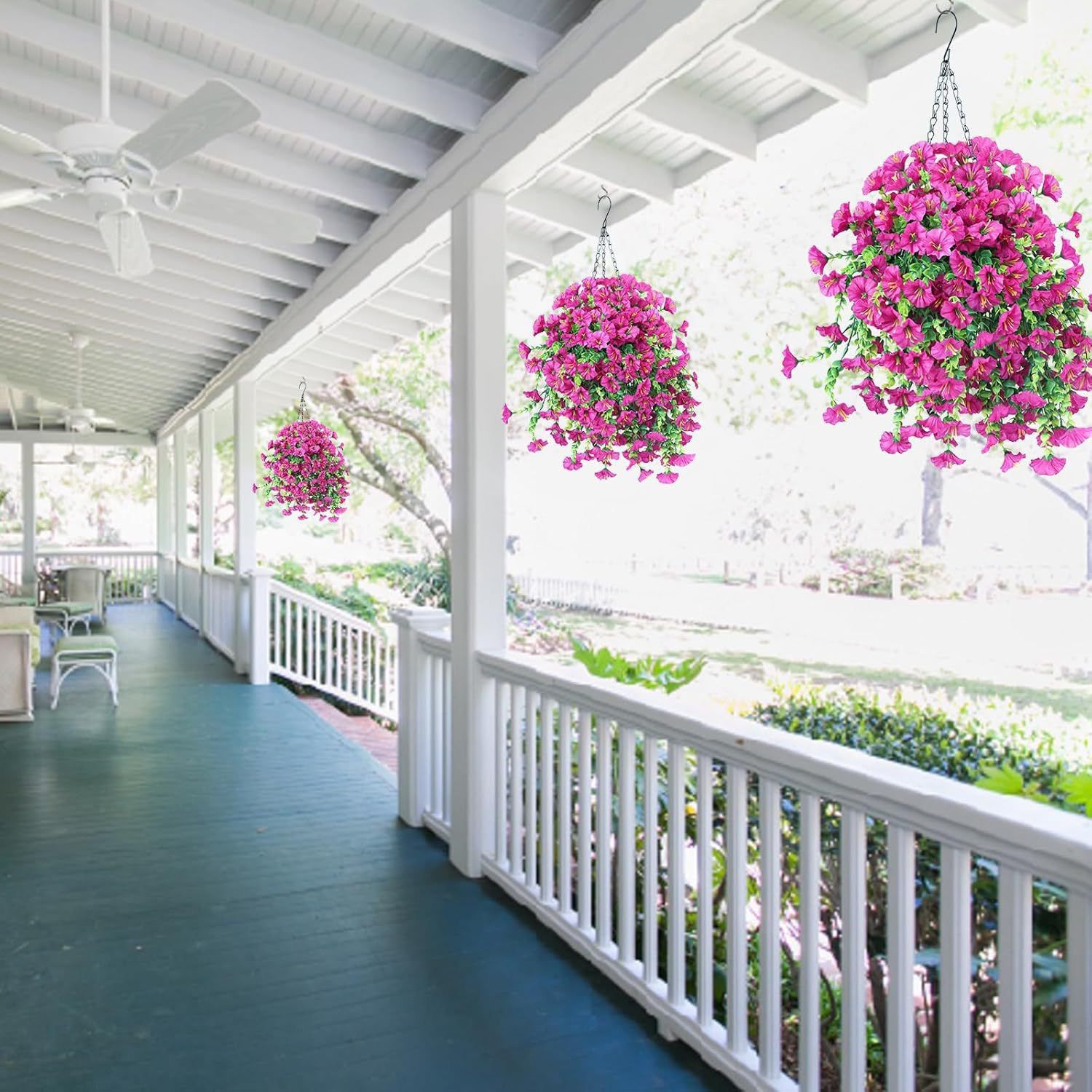 2 pcs simulated eucalyptus vine branches, simulated flower art eucalyptus trumpet flower, wall hanging for home and outdoor decoration, vine flower