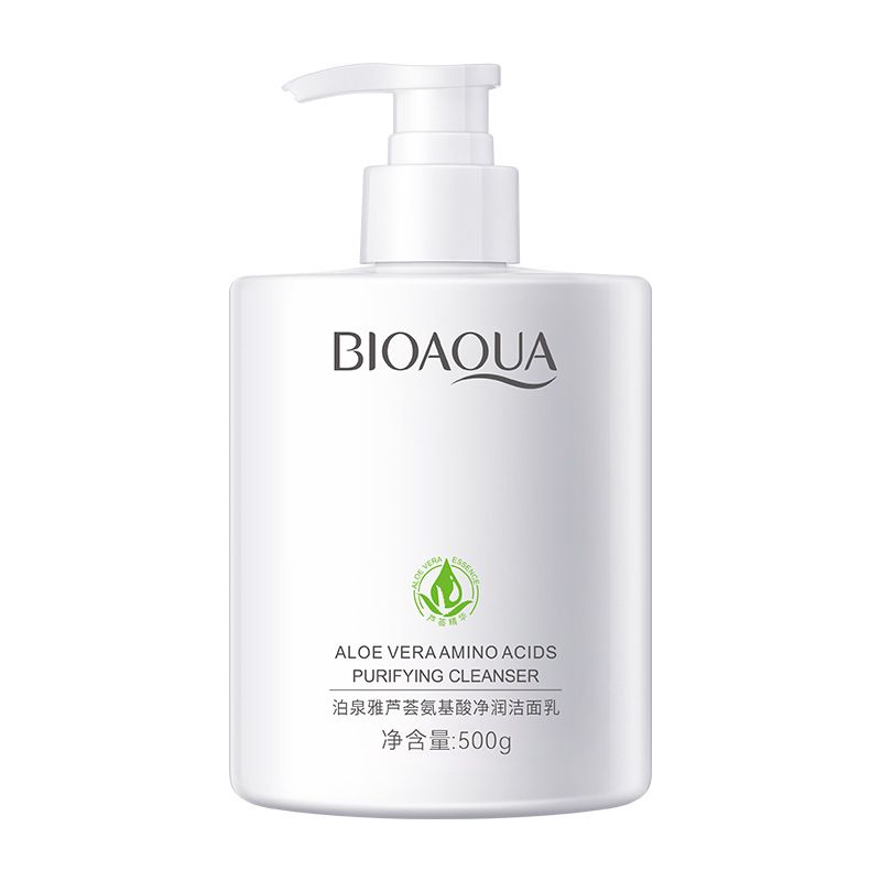 Boquan Yaluo Amino Acid Foaming Facial Cleanser - A refreshing facial cleanser for men and women, suitable for all skin types. Skin care product.