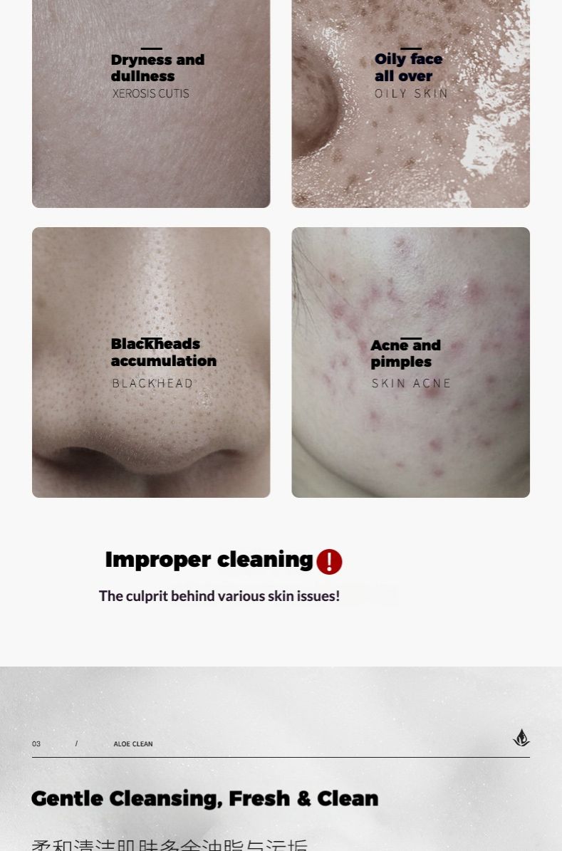 Boquan Yaluo Amino Acid Foaming Facial Cleanser - A refreshing facial cleanser for men and women, suitable for all skin types. Skin care product.