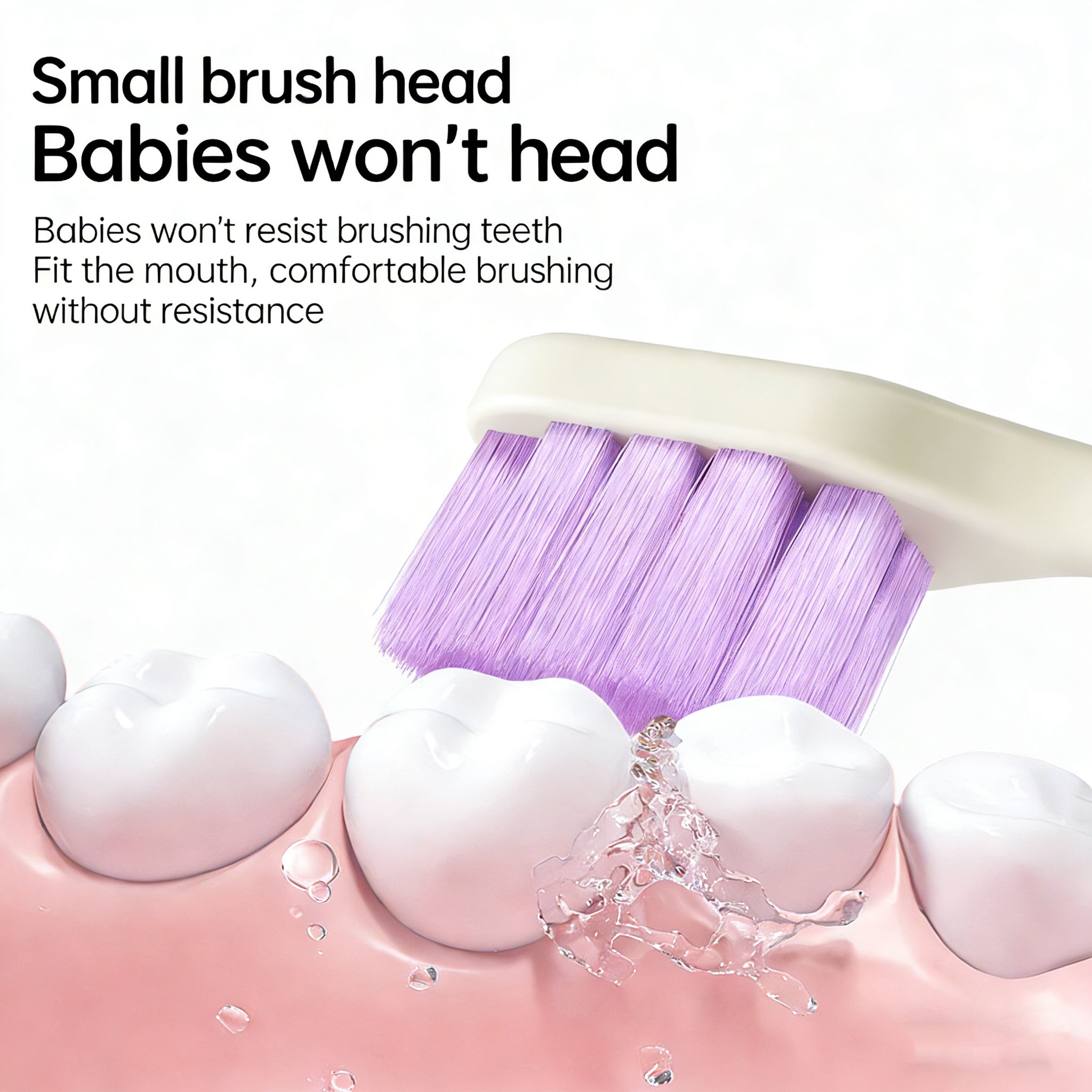 VRC Ultra-Soft and Dense Soft-Bristled Children's Toothbrush for Ages 3-6, Cute and Endearing Animal Toothbrush for Babies