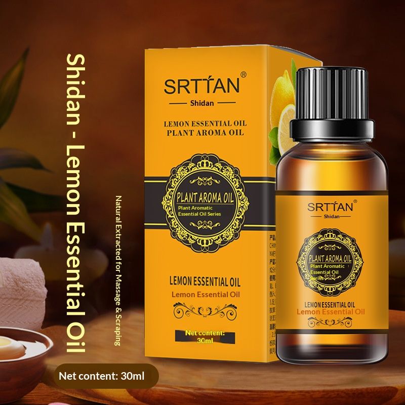 Shidan Beauty Salon Massage Essential Oil 30ml Body Scraping for Unblocking Meridians with Plant Sandalwood, Rose, Mugwort and Ginger