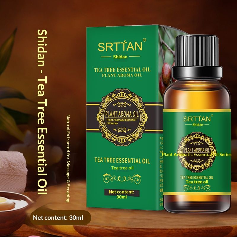 Shidan Beauty Salon Massage Essential Oil 30ml Body Scraping for Unblocking Meridians with Plant Sandalwood, Rose, Mugwort and Ginger