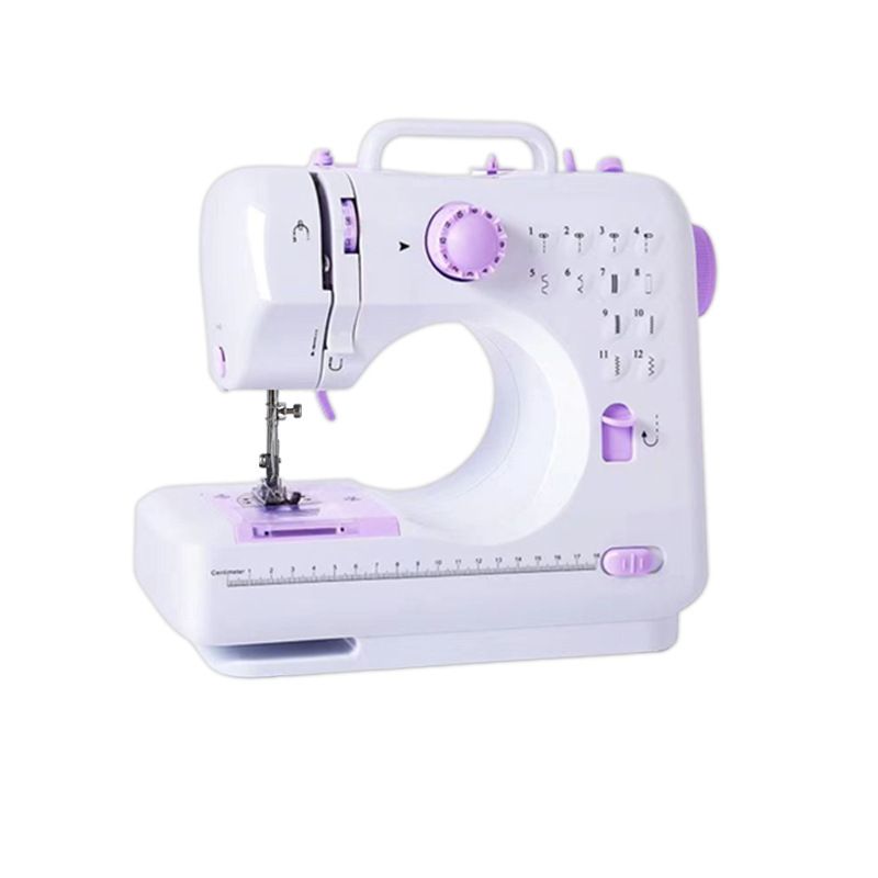 505A edge-locking household mini-micro small multi-functional pedal fully automatic plug-in sewing machine with thick seam functionality