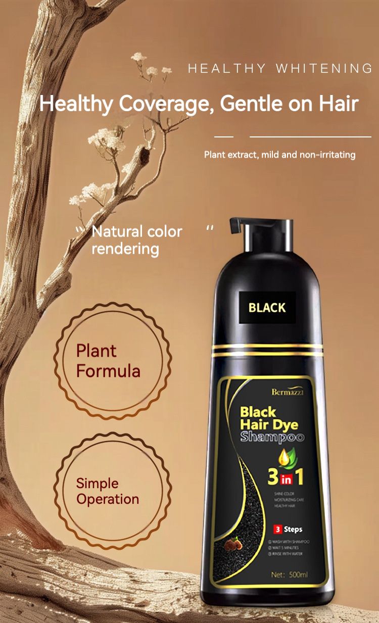 Best-selling black hair shampoo - Rehau essence nourishes and enhances lustrous hair. Gentle and smooth shampoo for hair cleansing.