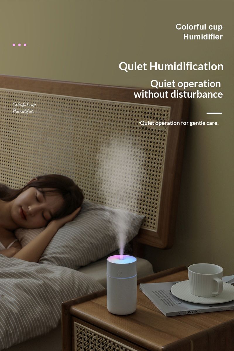 New USB charging wireless colorful humidifier for car - mini air atomizer humidifier