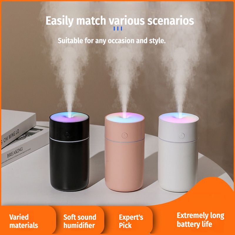 New USB charging wireless colorful humidifier for car - mini air atomizer humidifier