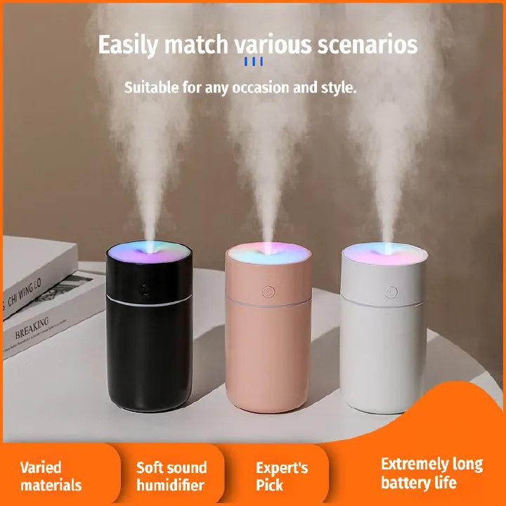 New USB charging wireless colorful humidifier for car - mini air atomizer humidifier