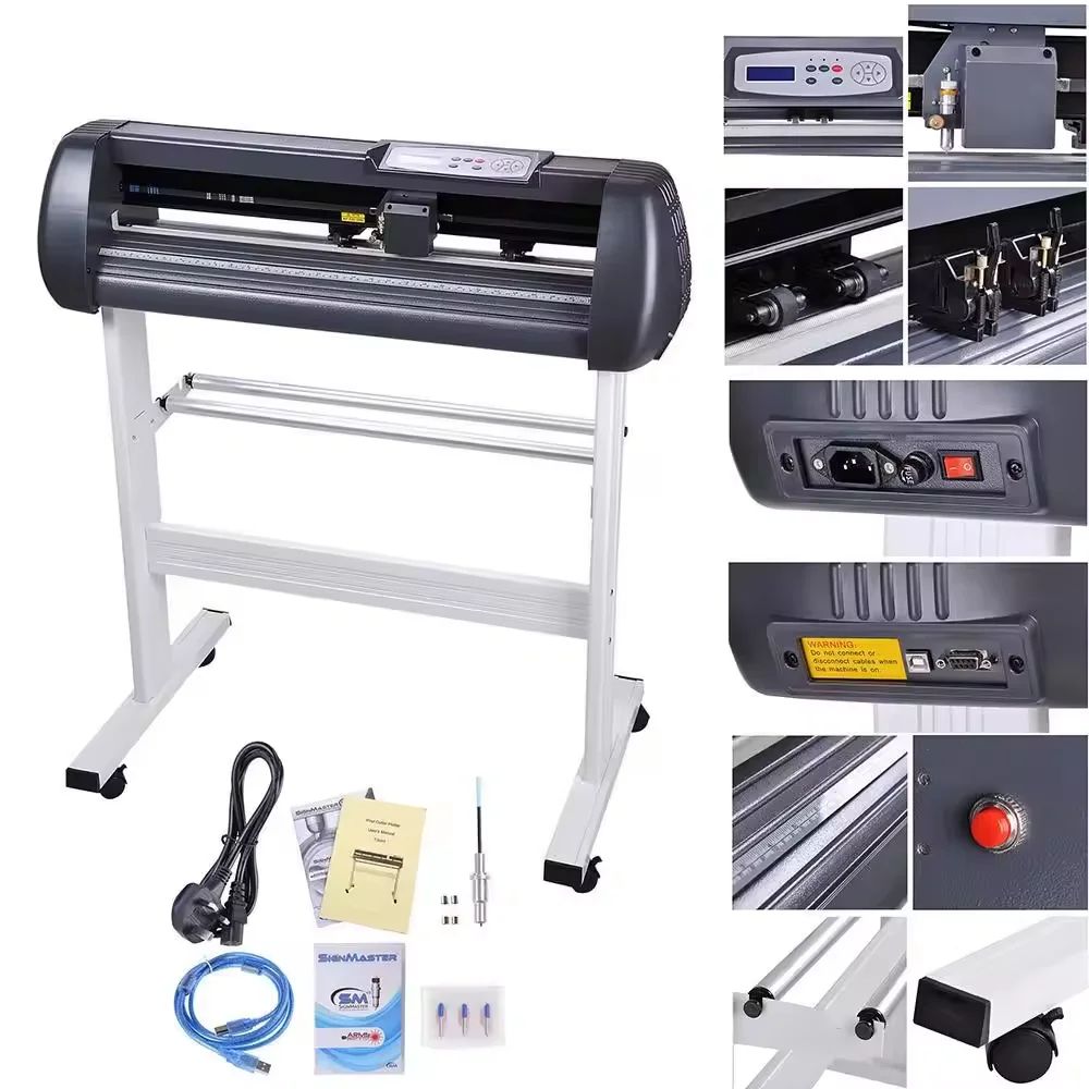 All-In-One Branding Solution: 8-in-1 Multifunction Combo Heat Press Machine + 2ft Professional Vinyl Cutter Plotter Machine