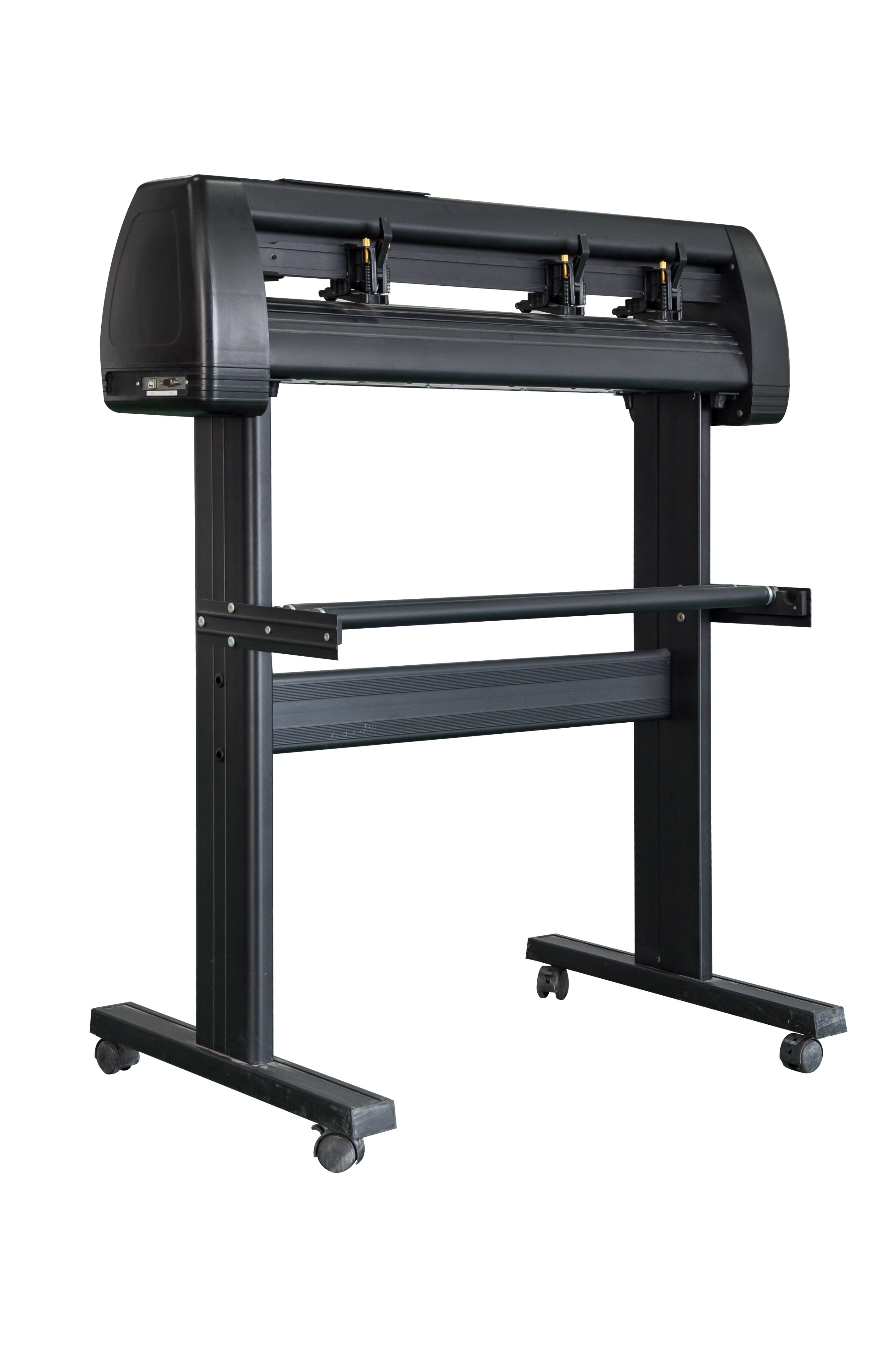 Combo 8-in-1 Heat Press Machine (12"x15") + 2 Feet Vinyl Cutter/Plotter – Complete Printing for T-Shirts, Mugs, Caps & Stickers Business Starter Kit Ideal for Custom Apparel, Gift Items & Branding